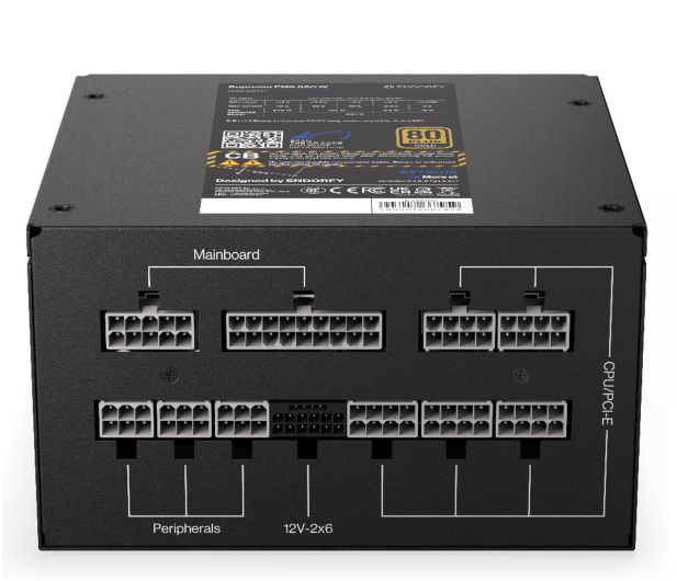 ENDORFY Supremo FM6 850W 80 Plus Gold ATX 3.1 - 1319950 - zdjęcie 8
